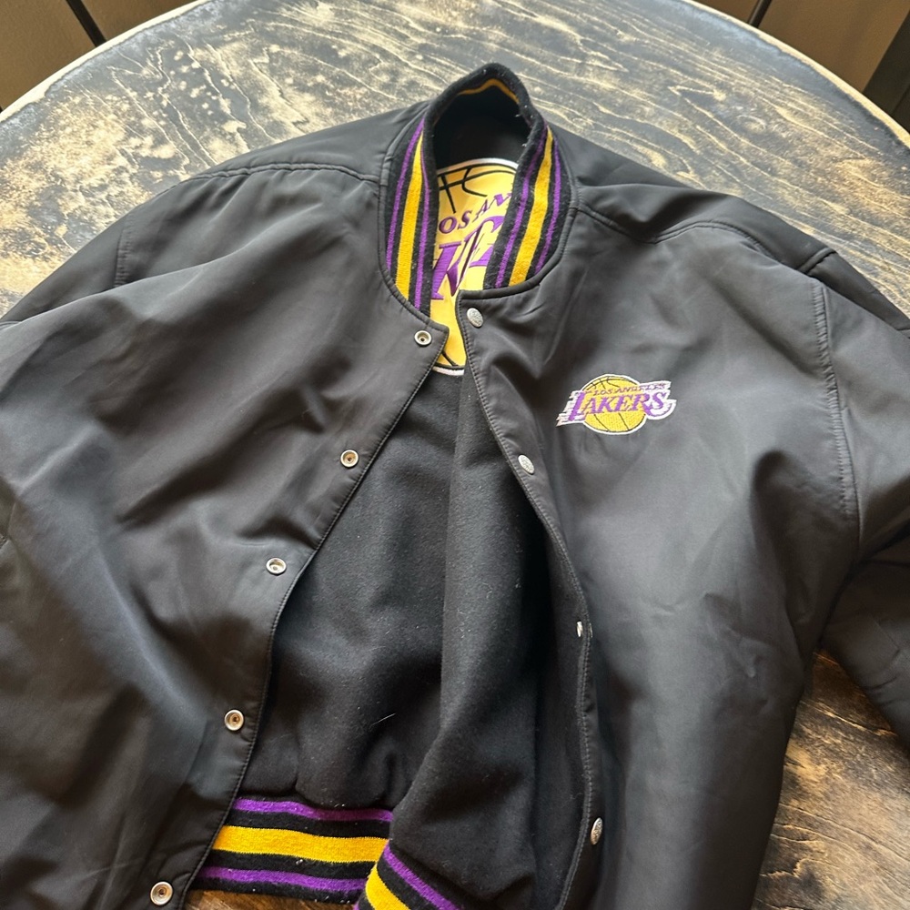 Vintage Jeff Hamilton Lakers jacket